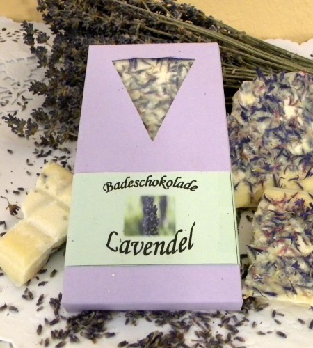 Badeschokolade Lavendel
